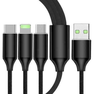 LOGO發(fā)光一拖三數(shù)據(jù)線(xiàn)系列 LOGO發(fā)光一拖三數(shù)據(jù)線(xiàn)系列