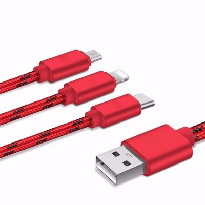 手機數據線 一托三