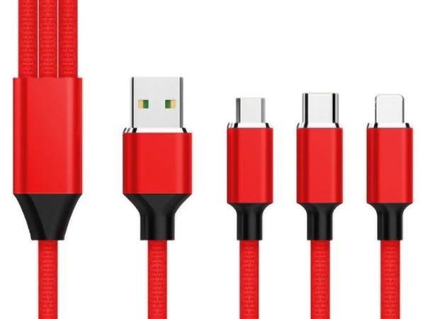 三合一數(shù)據(jù)線(xiàn)，一拖三數(shù)據(jù)線(xiàn)，一線(xiàn)三用，使用更方便